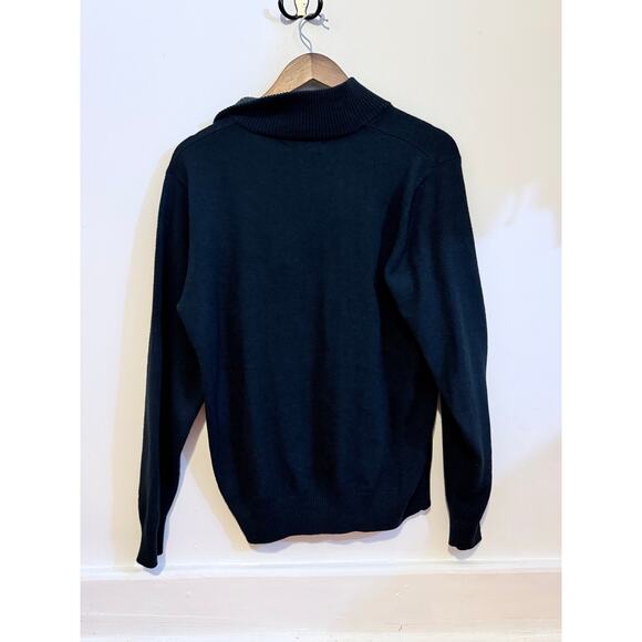 Men’s Tricots St Raphael Blue 1/4 Zip Sweater Size Large - Picture 2 of 7